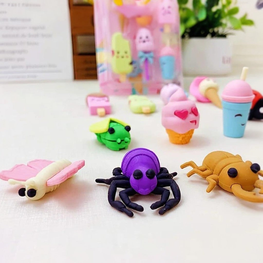 Cute Insects Eraser Set - Tinyminymo