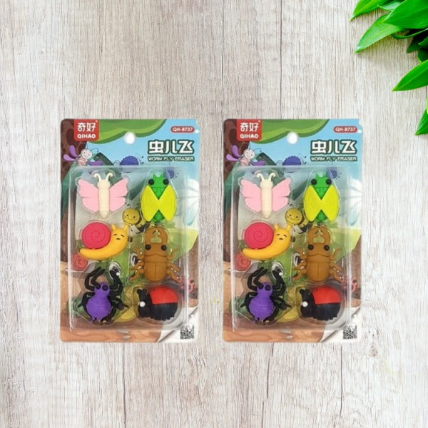 Cute Insects Eraser Set - Tinyminymo