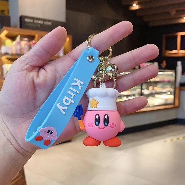 Cute Kirby 3D Keychain - Tinyminymo