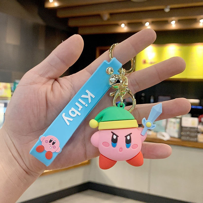 Cute Kirby 3D Keychain - Tinyminymo