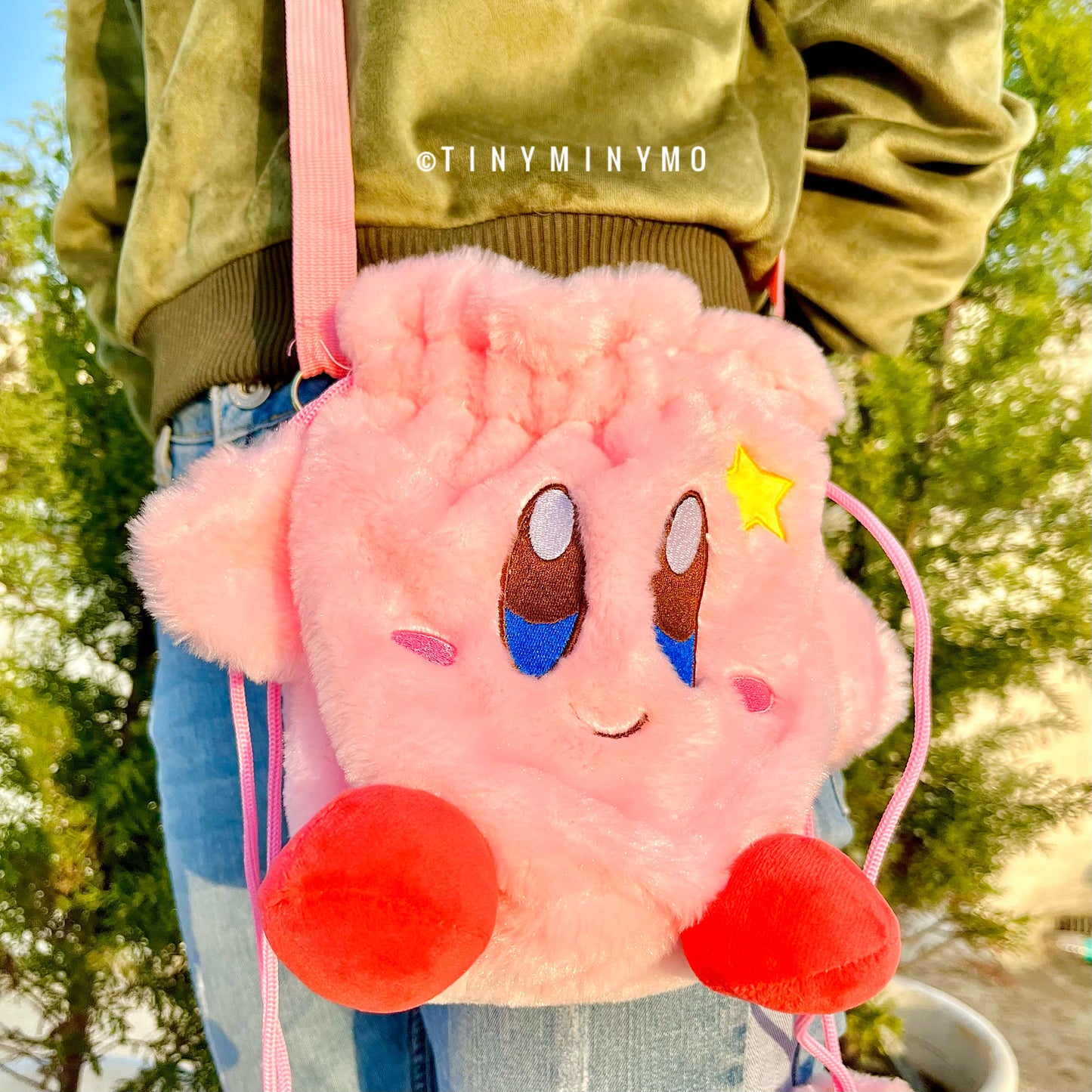 Cute Kirby Plush Potli Bag - Tinyminymo