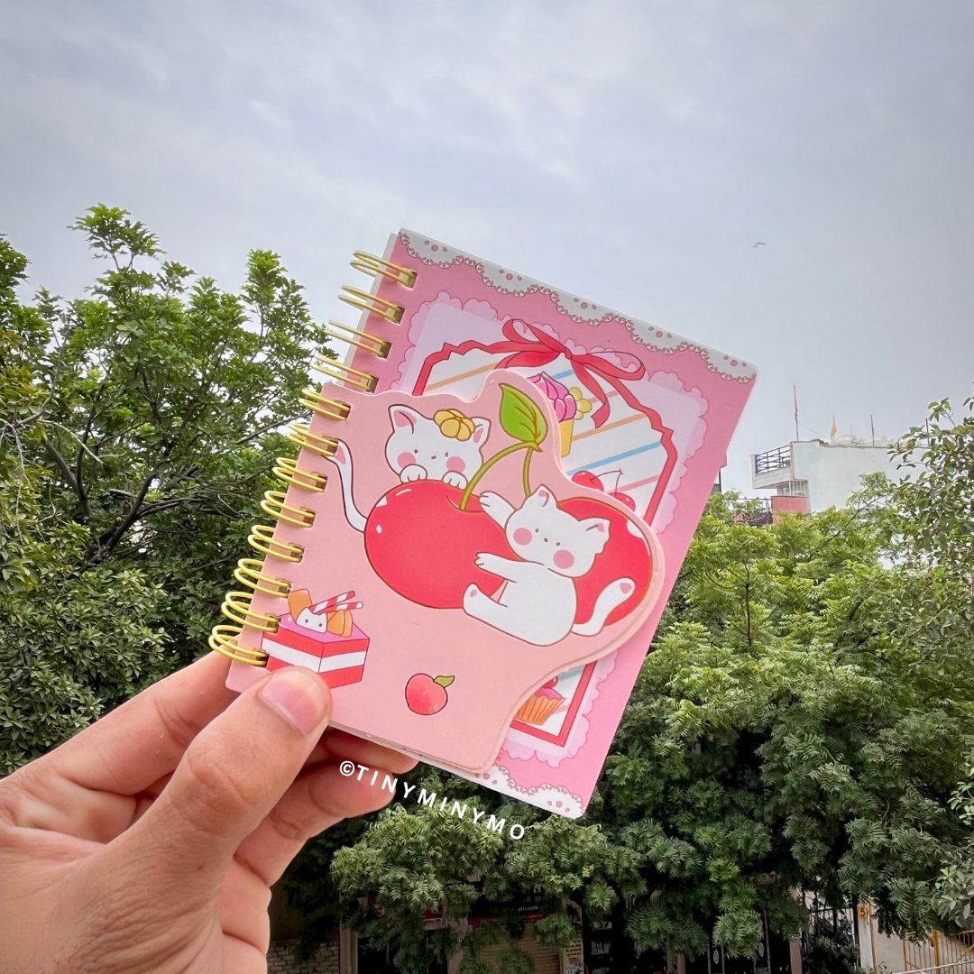 Cute Kitty themed Pocket Diary - Tinyminymo