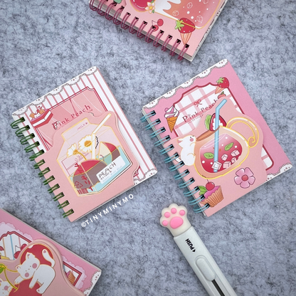 Two Designs of Kitty themed Pocket Diary - Tinyminymo