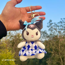 Load image into Gallery viewer, Cute Kuromi Plush Keychain - Tinyminymo
