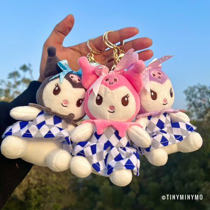 Cute Kuromi Plush Keychain - Tinyminymo