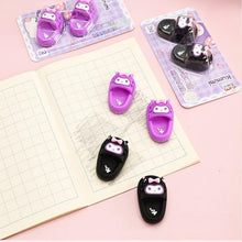 Load image into Gallery viewer, Cute Kuromi Slipper Eraser - Tinyminymo
