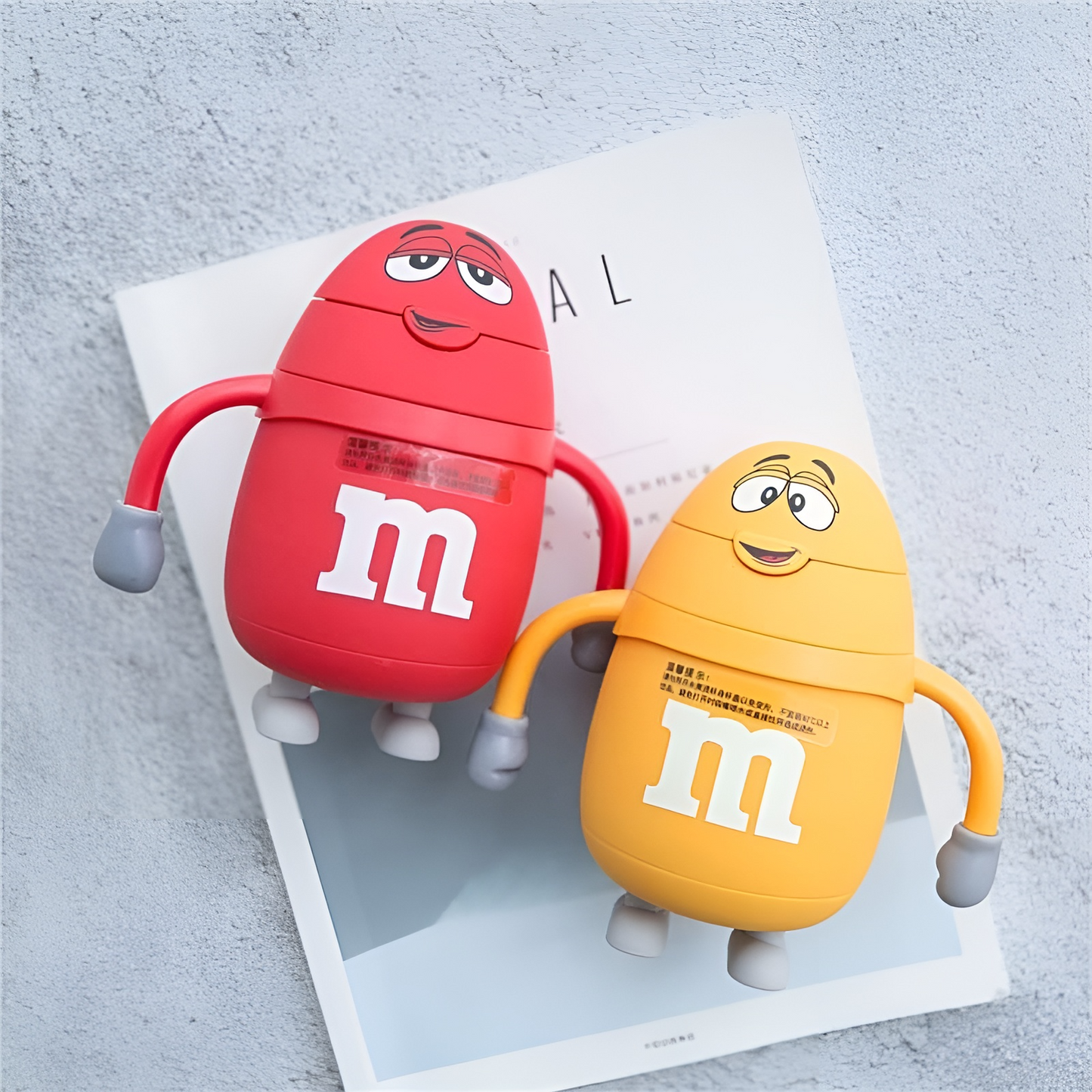Cute M&M Water Bottle - Tinyminymo
