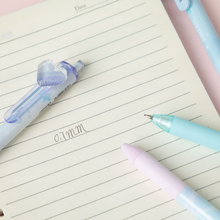 Load image into Gallery viewer, Two Cute Mechanical Pencil on a Lined Notebook with '0.7mm' text - Tinyminymo
