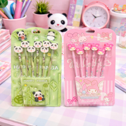 Panda and My Melody Pencil Sets - Tinyminymo