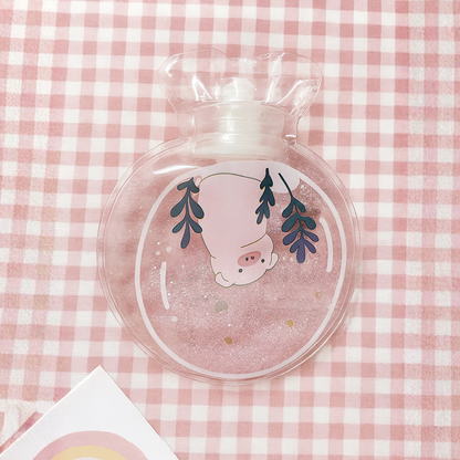 Pink Color Glitter Hot Water Bag - Tinyminymo