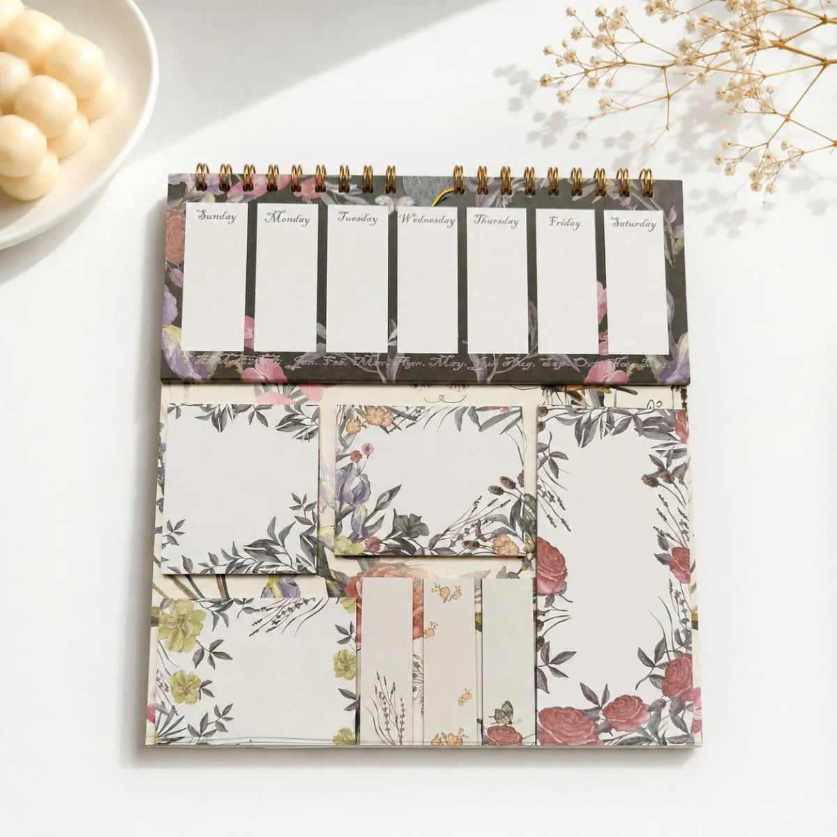 Flower Print Sticky Note Set - Tinyminymo