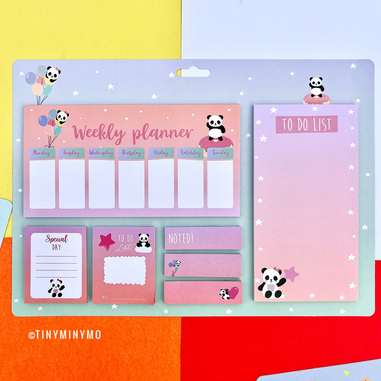 Cute Planner Sticky Note Set - Tinyminymo