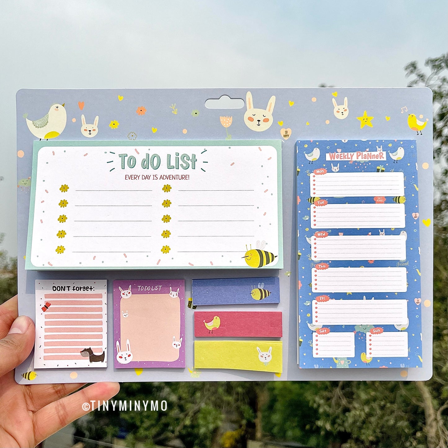 Cute Planner Sticky Note Set - Tinyminymo