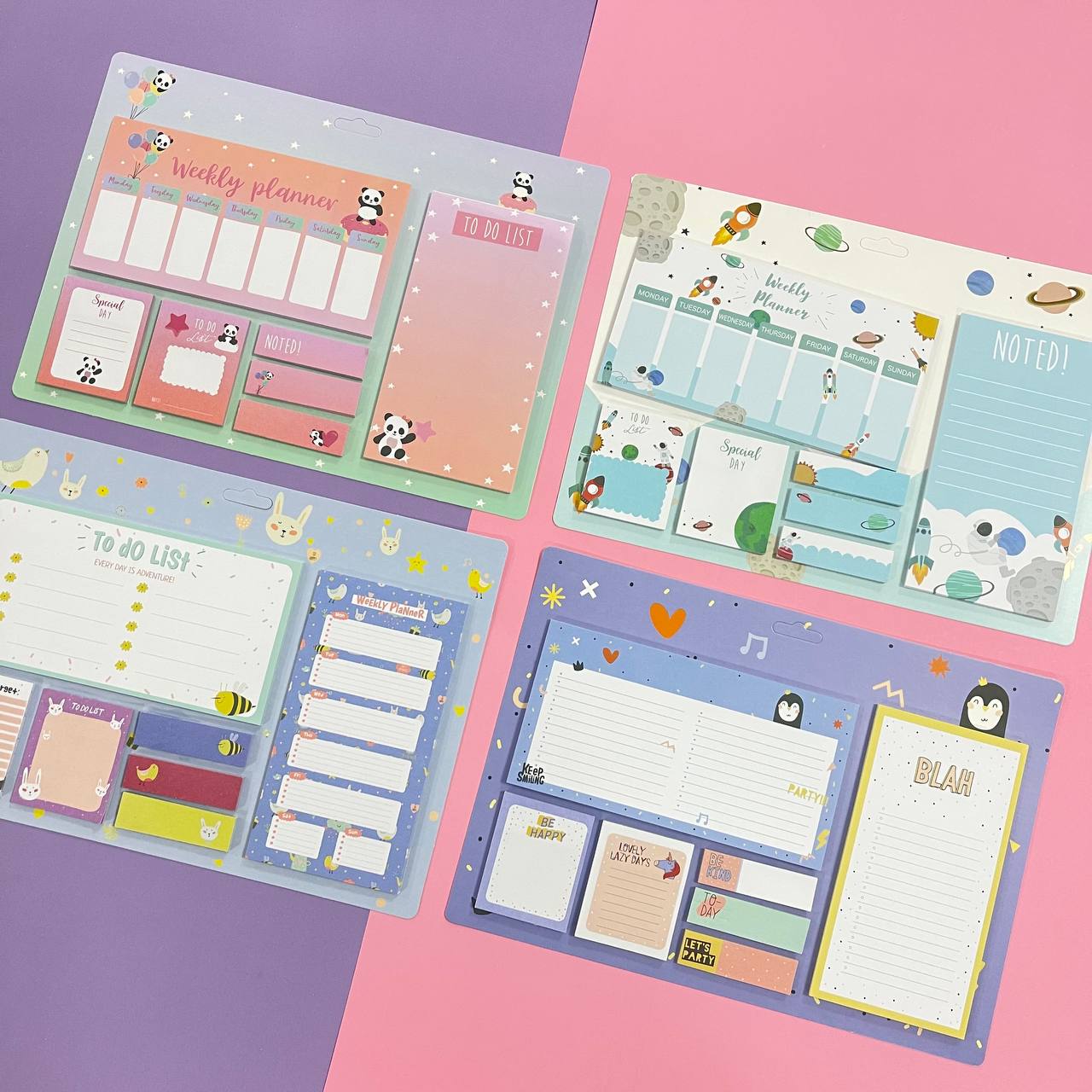 Cute Planner Sticky Note Set - Tinyminymo