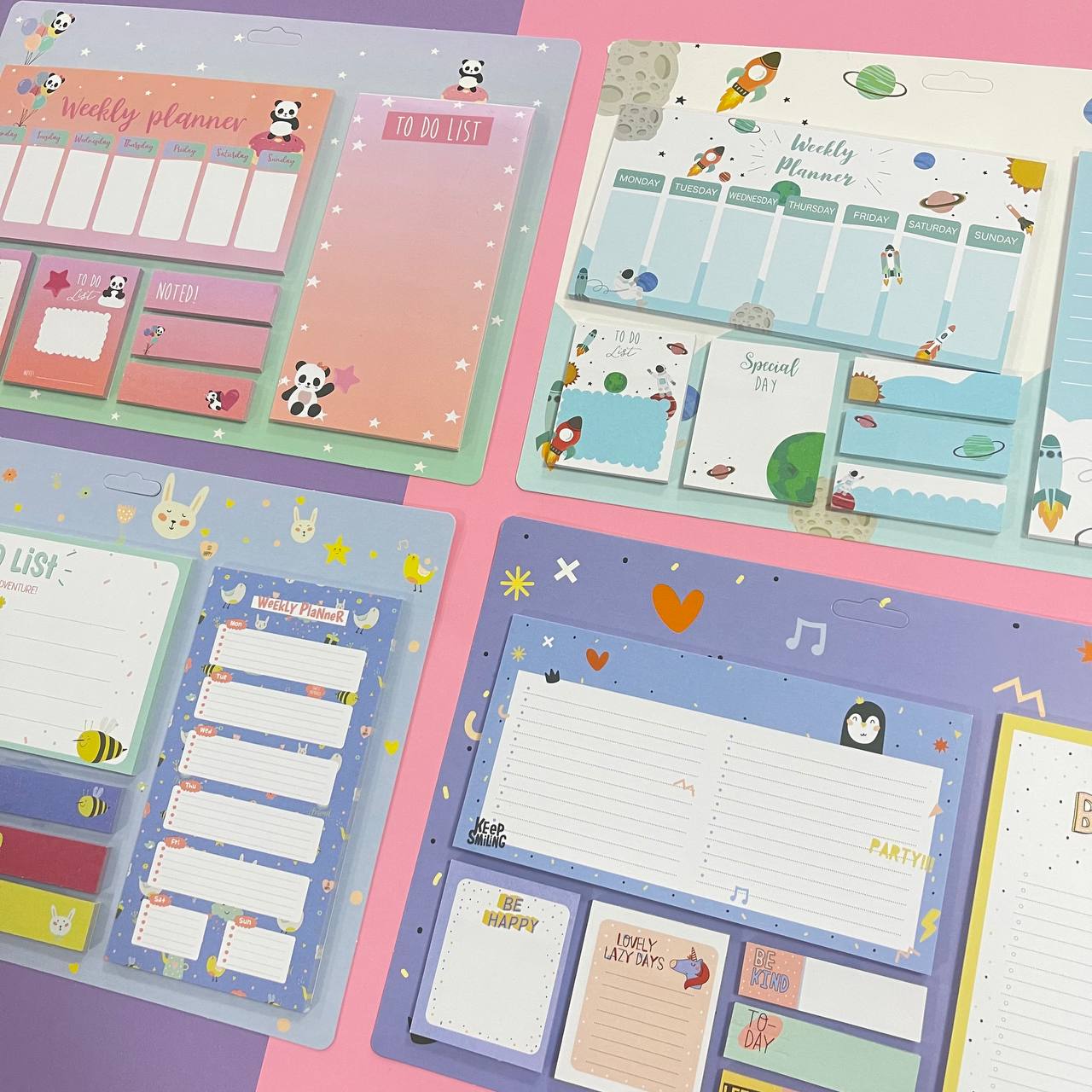 Cute Planner Sticky Note Set - Tinyminymo