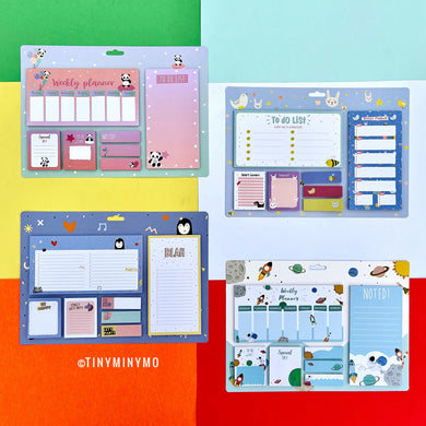 Cute Planner Sticky Note Set - Tinyminymo