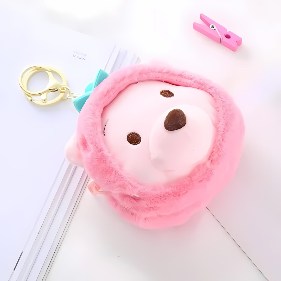 Cute Plush Coin Pouch Keychain - Tinyminymo