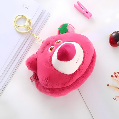 Cute Plush Coin Pouch Keychain - Tinyminymo