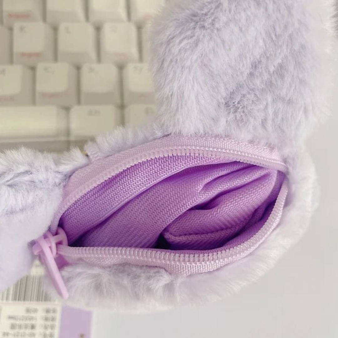 Cute Plush Coin Pouch Keychain - Tinyminymo
