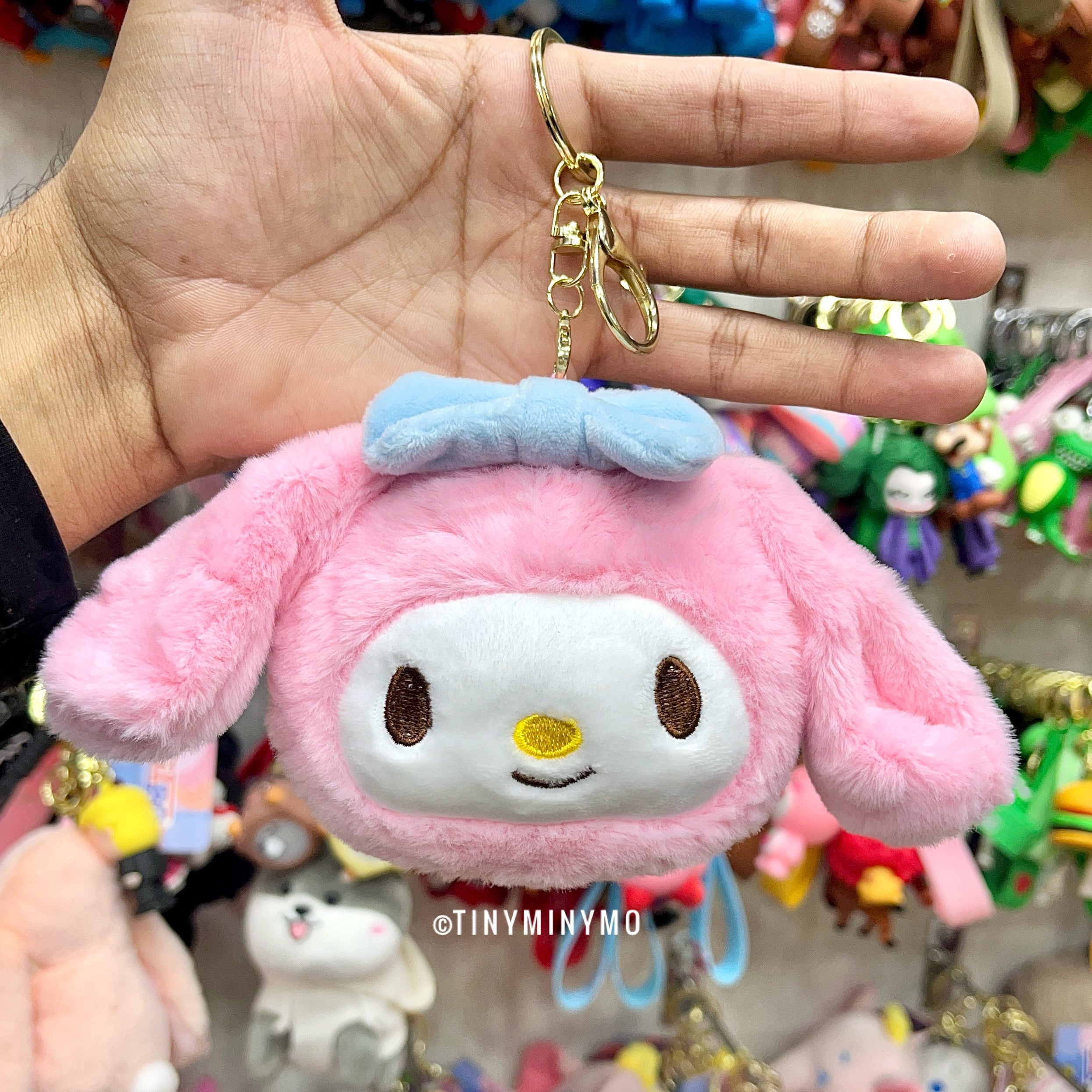 Cute Plush Coin Pouch Keychain - Tinyminymo