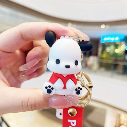 Cute Pochacco 3D Keychain - Tinyminymo