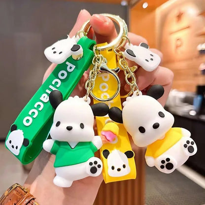 Cute Pochacco 3D Keychain - Tinyminymo