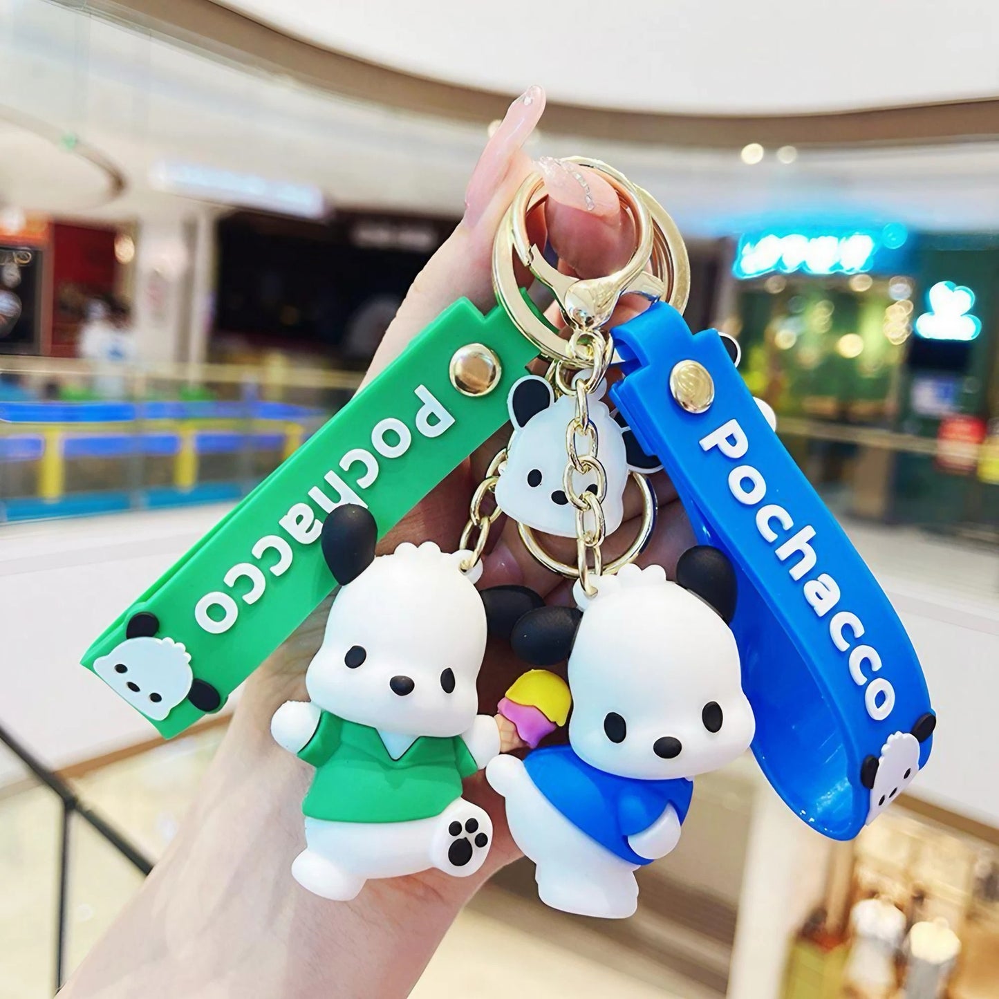 Cute Pochacco 3D Keychain - Tinyminymo
