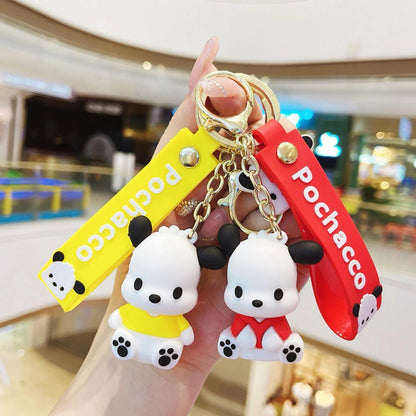 Cute Pochacco 3D Keychain - Tinyminymo