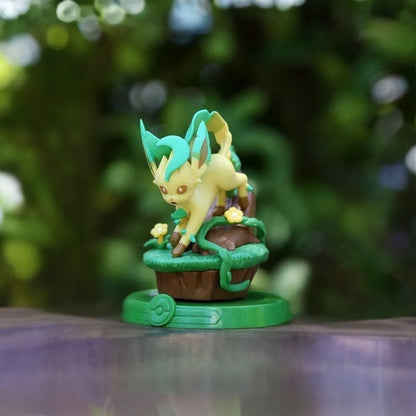 Leafeon Character Pokemon Action Figure - Tinyminymo