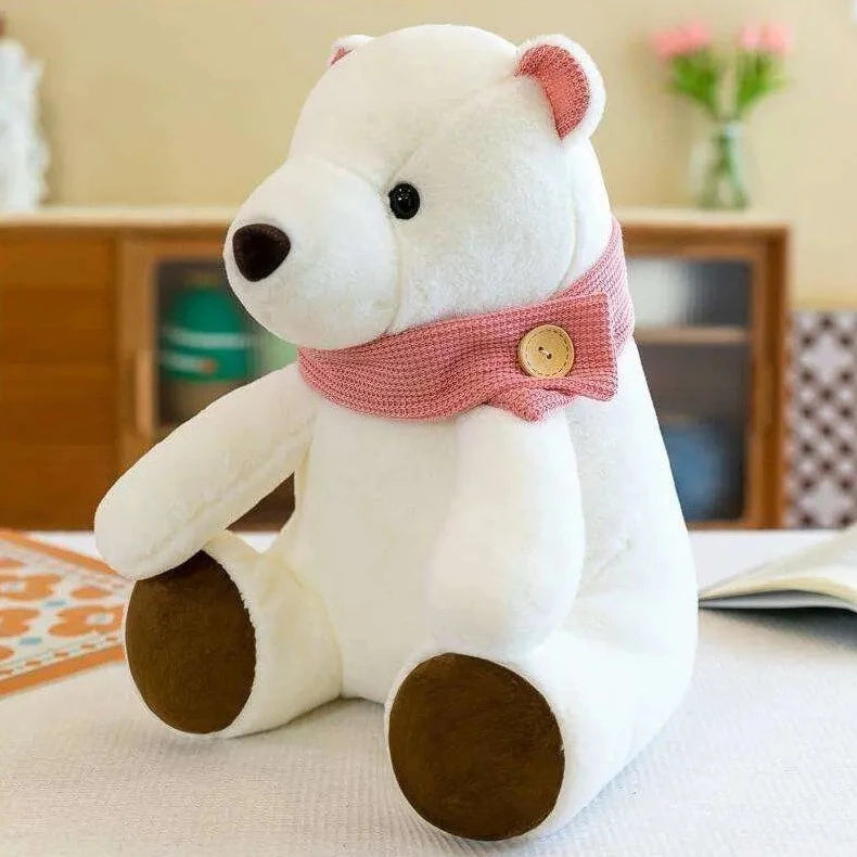 Cute Polar Bear Soft Toy - Tinyminymo