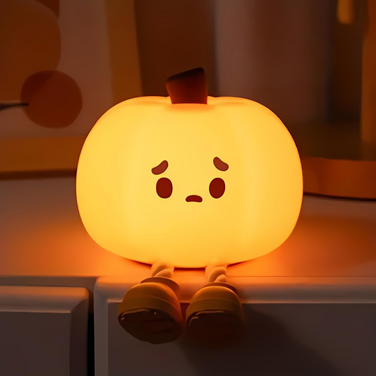 Cute Pumpkin Mini Silicone Light - Tinyminymo