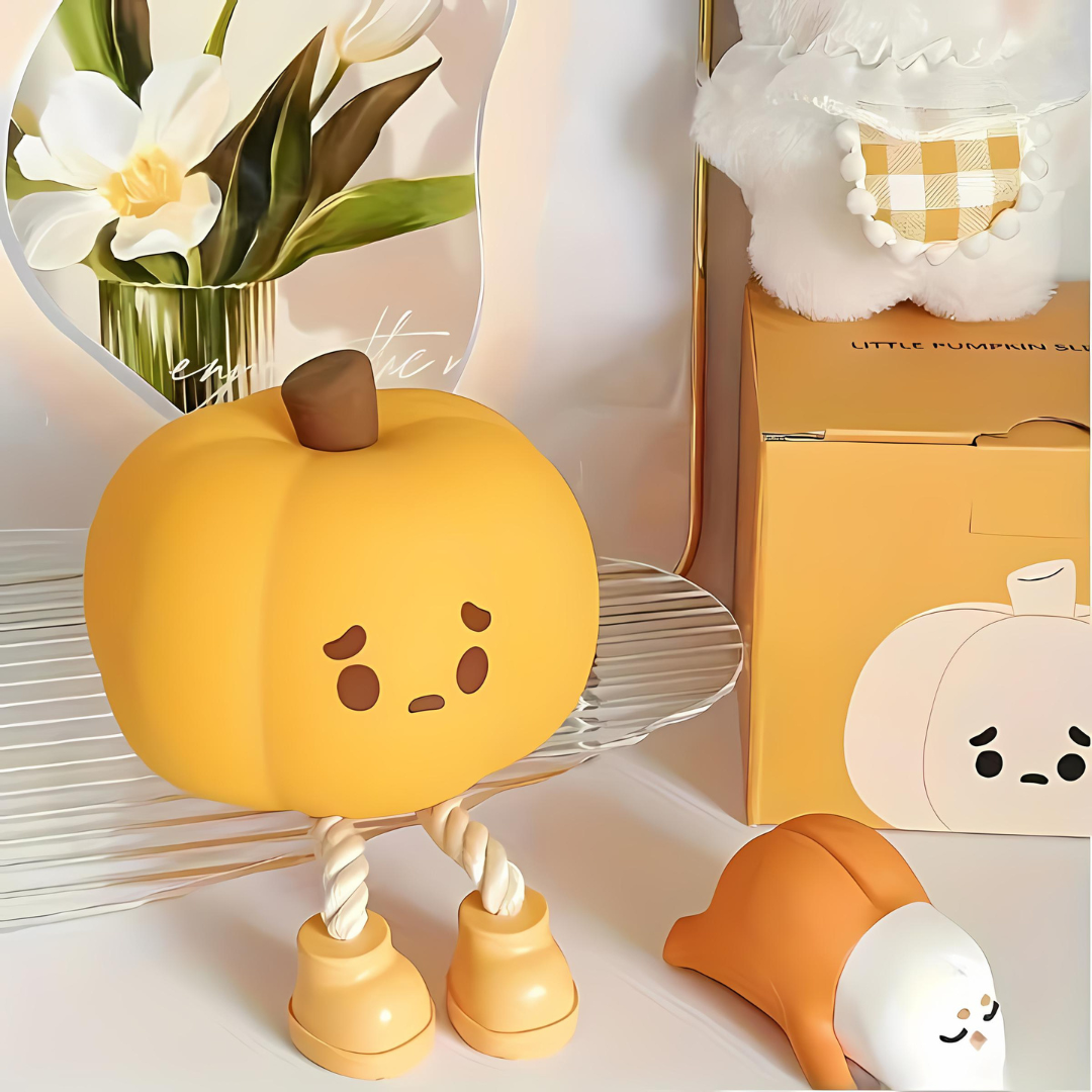 Cute Pumpkin Mini Silicone Light - Tinyminymo