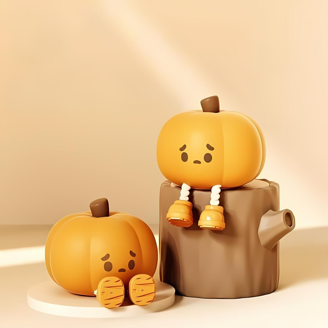 Cute Pumpkin Mini Silicone Light - Tinyminymo