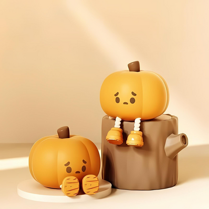 Cute Pumpkin Mini Silicone Light - Tinyminymo