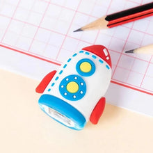 Load image into Gallery viewer, Cute Rocket Pencil Sharpener - Tinyminymo

