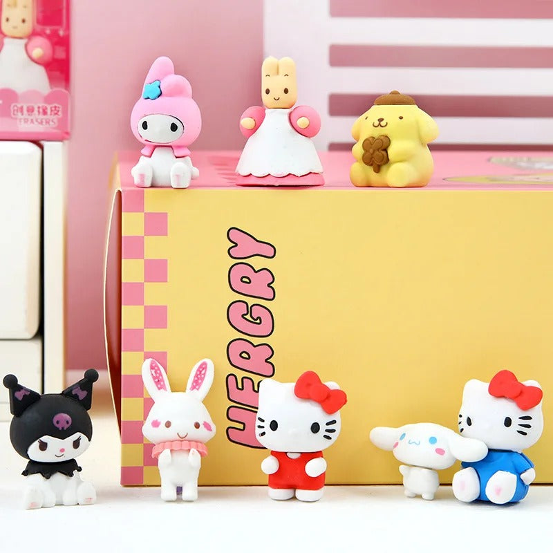 Cute Sanrio Erasers - Set of 4 - Tinyminymo