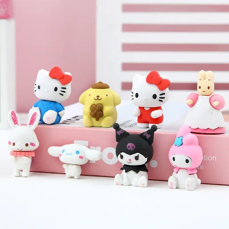 Cute Sanrio Erasers - Set of 4 - Tinyminymo