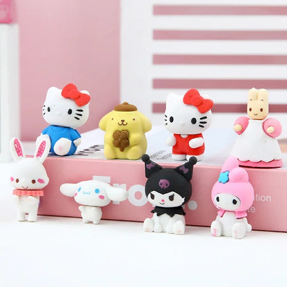 Cute Sanrio Erasers - Set of 4 - Tinyminymo