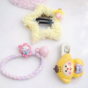 Sanrio Design Hair Clips and Rubber Bands - Tinyminymo