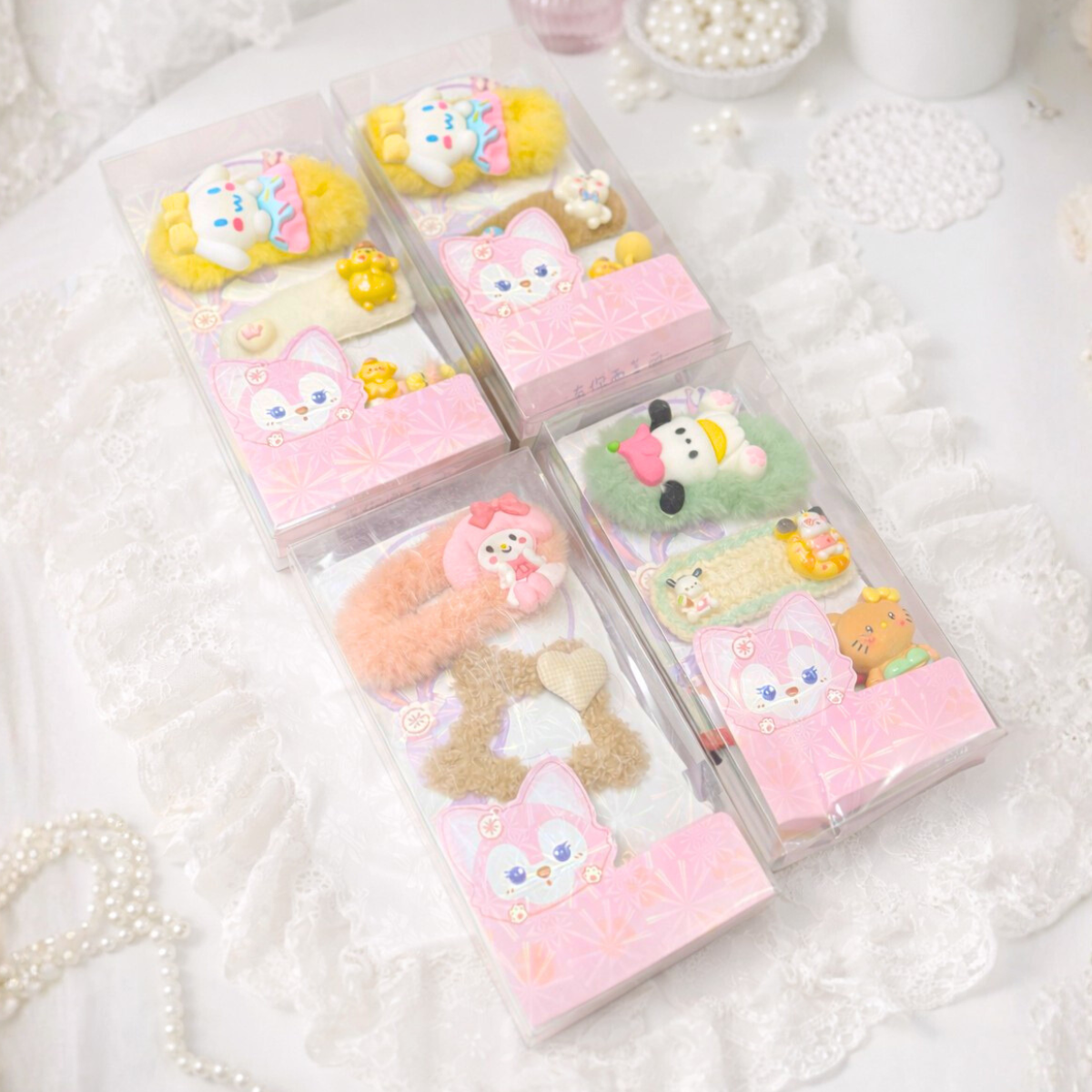Sanrio Design Hair Clips Set - Tinyminymo
