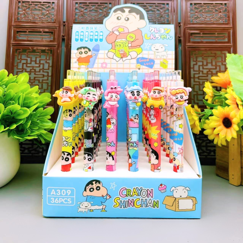 Shin-Chan Pen in 6 Colors – Cute & Smooth Writing Pen | Tinyminymo