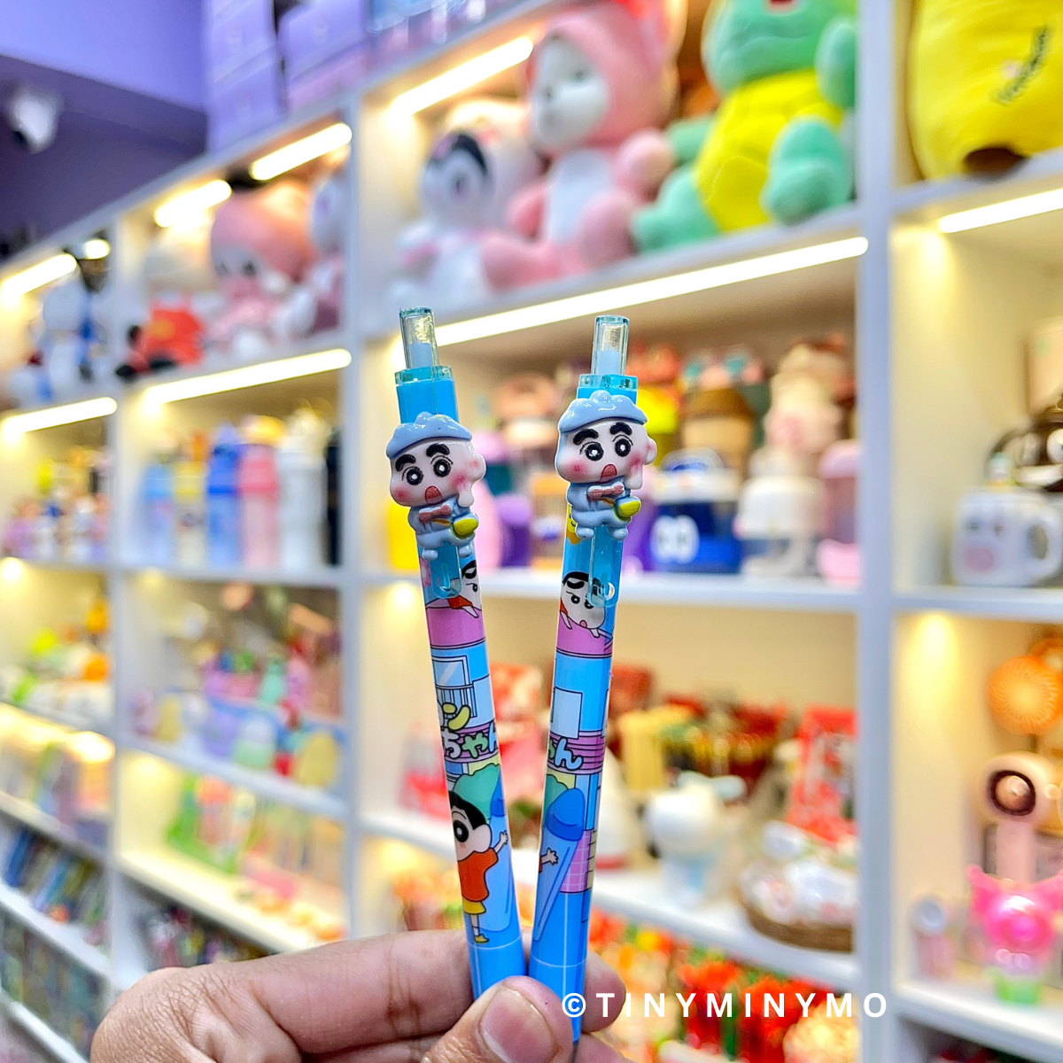 Two Blue Shin-chan Pens - Tinyminyo
