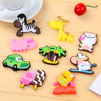 Cute Silicone Fridge Magnets - Set of 4 - Tinyminymo