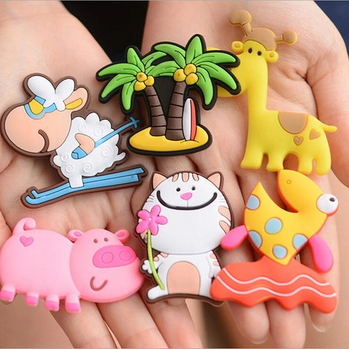 Cute Silicone Fridge Magnets - Set of 4 - Tinyminymo