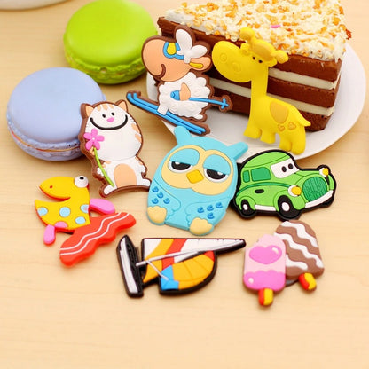 Cute Silicone Fridge Magnets - Set of 4 - Tinyminymo
