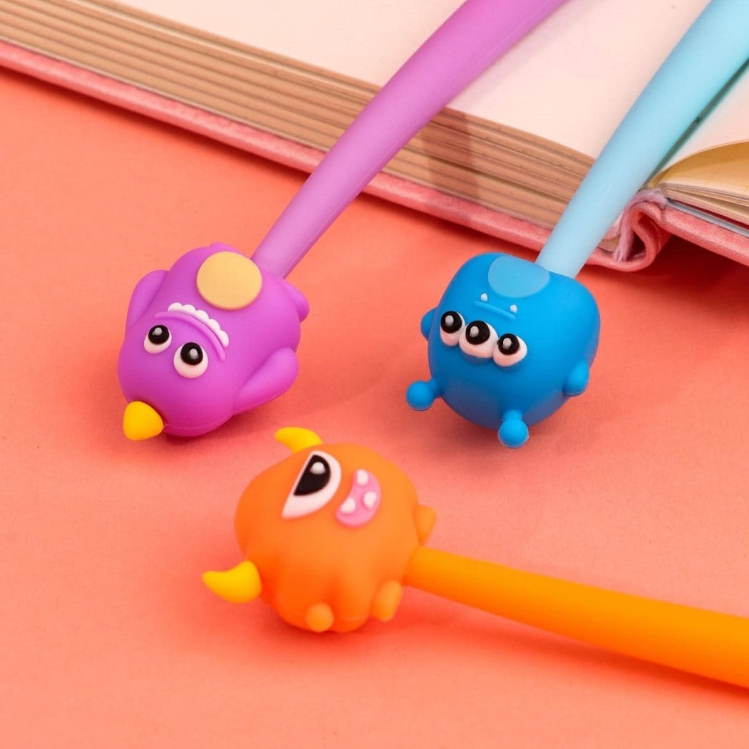 Cute Silicone Monster Pen - Tinyminymo