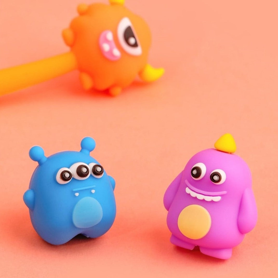 Buy Cute Monster SIlicone Pen Online In India