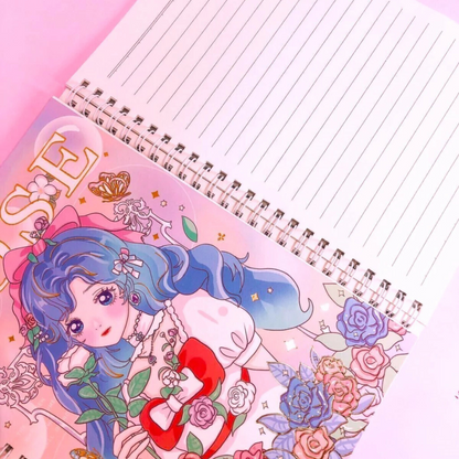 Notebook with a Colorful Illustration - Tinyminymo