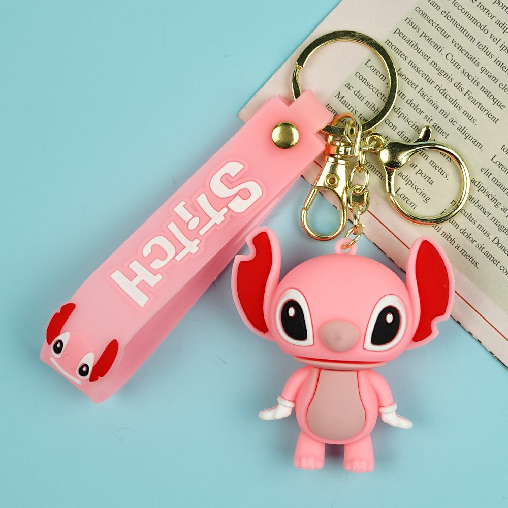 3D Pink Stitch keychain