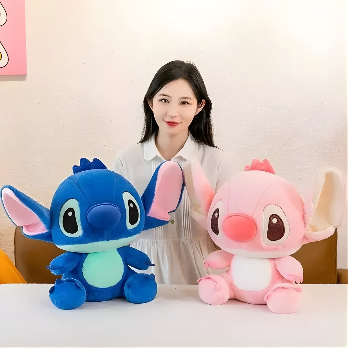 Two Lovely Colors in Stitch Soft Toy - Tinyminymo 